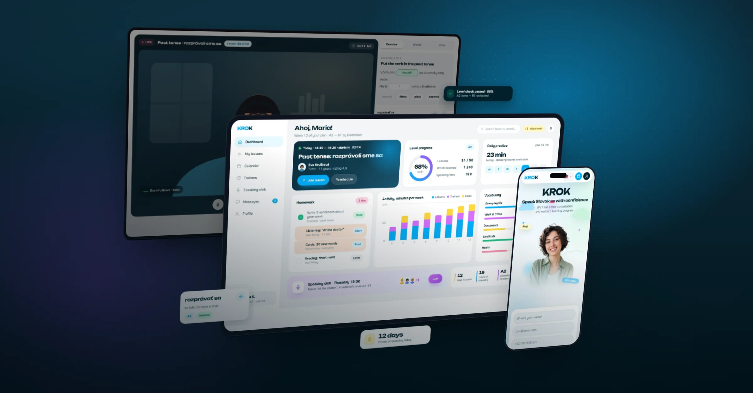 KROK — Website & Learning Platform